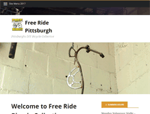 Tablet Screenshot of freeridepgh.org